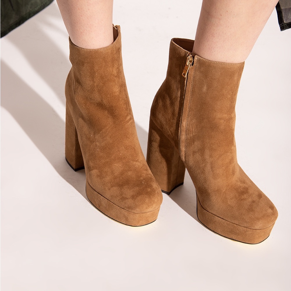 COACH Iona Sued Carmel Bootie - Picture 3 of 10